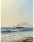 IVAN KONSTANTINOVICH AIVAZOVSKY RUSSIAN 18171900 Ship at Sea off the Island of Capri