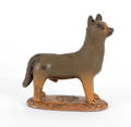 Pennsylvania redware figure of a dog 19th c