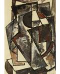 ANATOLY ZVEREV RUSSIAN 19311986 Grey Cubist Composition