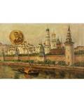 CONSTANTIN ALEXANDROVICH WESTCHILOFF RUSSIAN 18771945 View of Moscow