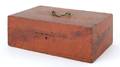 Pennsylvania painted pine lock box mid 19th c