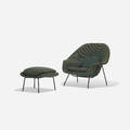 Eero Saarinen   Womb chair and ottoman