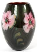 CHARLES LOTTON MULTI FLORA GLASS VASE 1982