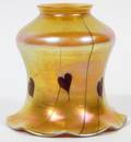 FOSTORIA IRIDESCENT GLASS SHADE C 1920