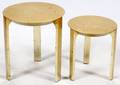 GOLD LEAF NESTING TABLES
