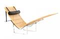 Poul Kjaerholm PK24 Chrome  Rush Chaise Lounge