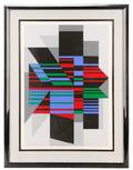 Victor Vasarely Attika Limited Ed Serigraph