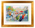 Isaac Maimon Les Champslyses Cafs Serigraph