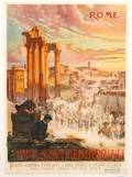 Vintage Poster Rome ParisLyonMditerrane