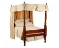 Chippendale Style Mahogany Four Poster Bed