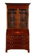 Georgian Style Mahogany Inlaid Secretary