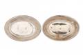 Pair of Sterling Dishes Likely Indian Colonial
