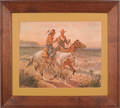 Two Frederick Remington chromolithographs