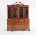 Chippendale style mahogany breakfront