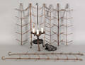 Contemporary cast iron table lamp