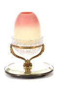 Clarkes Fairy Lamp on Ormolu Mirrored Plateau
