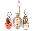Group of Three Victorian Chatelaine Scent Bottles