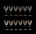 Set of 12 Baccarat Genova Port Wine Glasses
