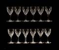 Set of 12 Baccarat Crystal Genova Cordials