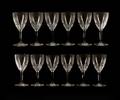 Set of 12 Baccarat Crystal Genova Water Goblets