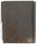 Cast iron stove plate 18th c