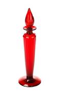 Steuben Selenium Red Glass Cologne Bottle