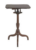 Federal mahogany candlestand ca 1810