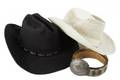 JANE FONDA WESTERN HATS AND BELT