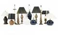 JOANNE CARSON GROUP OF ASSORTED LAMPS