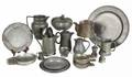 JOANNE CARSON COLLECTION OF PEWTER ITEMS