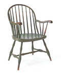 Pennsylvania sackback windsor armchair ca 1810