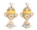 A Pair of Royal Vienna Covered Urns