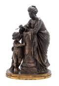 A French Bronze Figural Group