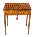 A Transitional Parquetry Side Table