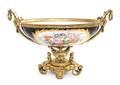 A Gilt Bronze Mounted Sevres Porcelain Center Bowl
