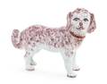 A Delft Pottery Model of a Dog