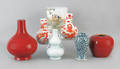 Eight pieces of Contemporary Chinese porcelain