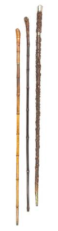 Three Rootwood Sword Canes