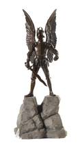A Continental Bronze Figure of Archangel Michael