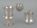 Baltimore silver mustard pot ca 1860