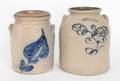 Two stoneware crocks