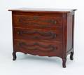 Italian walnut chest of drawers