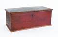 Pennsylvania red painted blanket chest