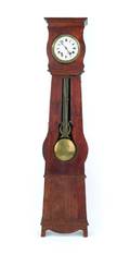 French Morbier tall case clock