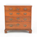 Philadelphia diminutive Chippendale walnut chest of drawers ca 1780