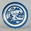 Chinese export Canton porcelain charger
