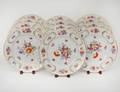 SET OF TWELVE HAND PAINTED SERVICE PLATES