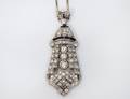 DIAMOND ART DECO STYLE PENDANT