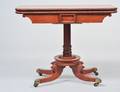 FINE REGENCY SATINWOOD CARD TABLE