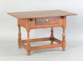 Contemporary walnut tavern table